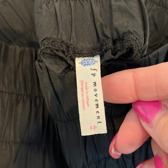 Free People The Way Home Black Joggers S - Picture 3 of 4